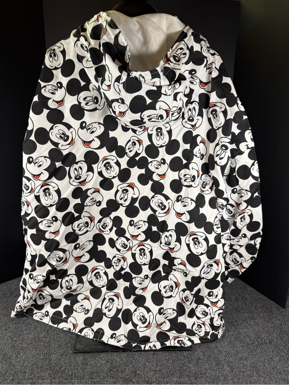Disney Parks Mickey Mouse All Over Print Hooded Jacket 3X Plus Size